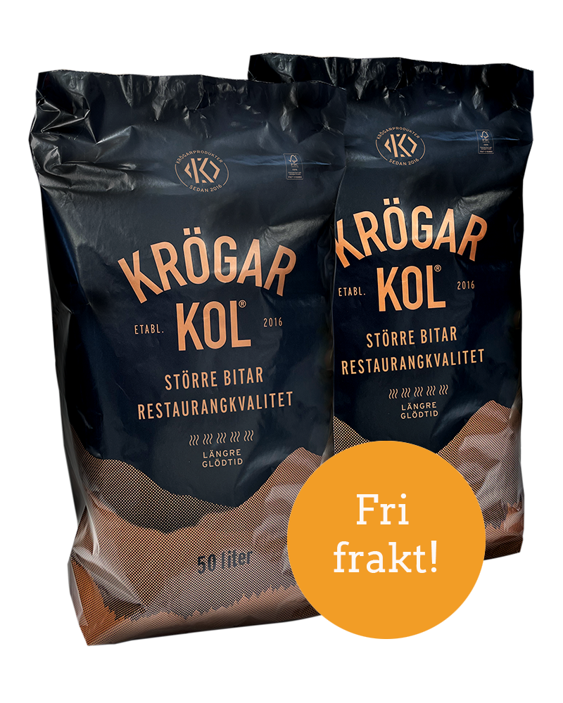 Krögarkol professionellt grillkol stor påse – Krögarshop